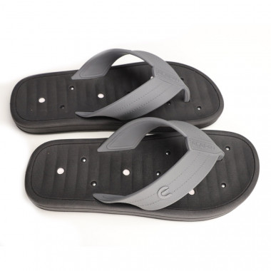 Chinelo Slippers FIR Masculino - Preto/Cinza